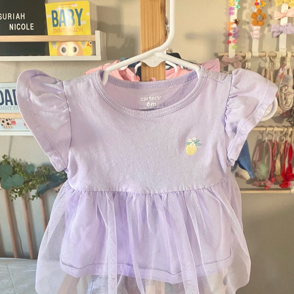 Carter's Lavender Tulle Dress